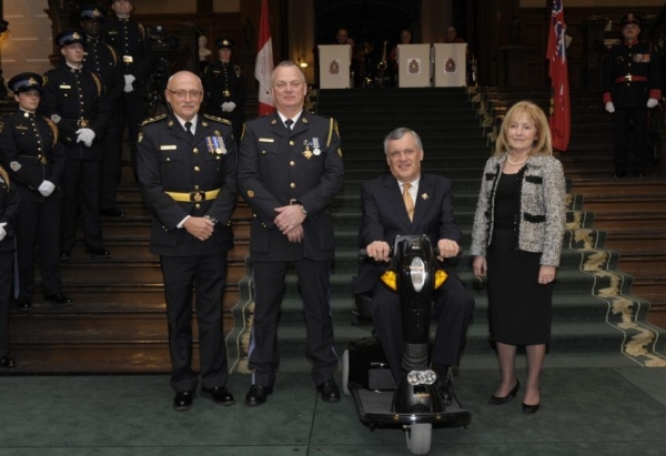 OPP COnstable Jacques Thibeault honoured for bravery