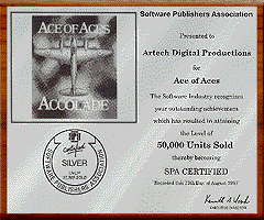 Ace of Aces Silver-SPA Award